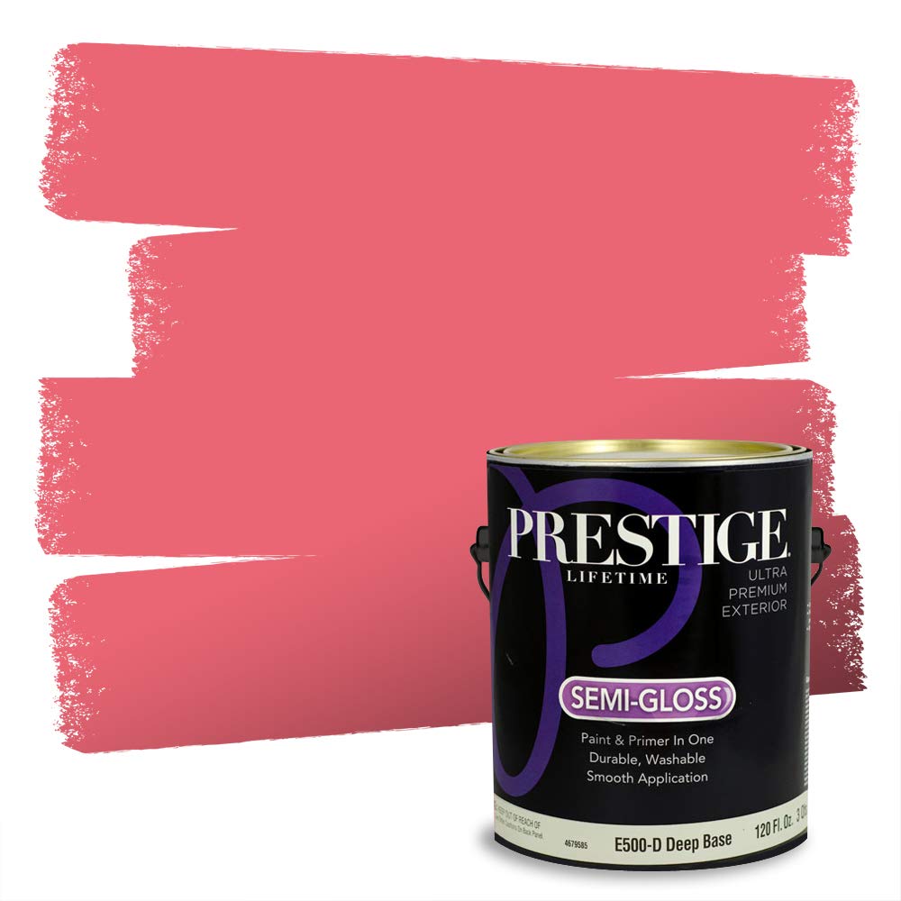 PRESTIGE Paints Exterior Paint and Primer In One – Comparable Match of Benjamin Moore Cactus Flower