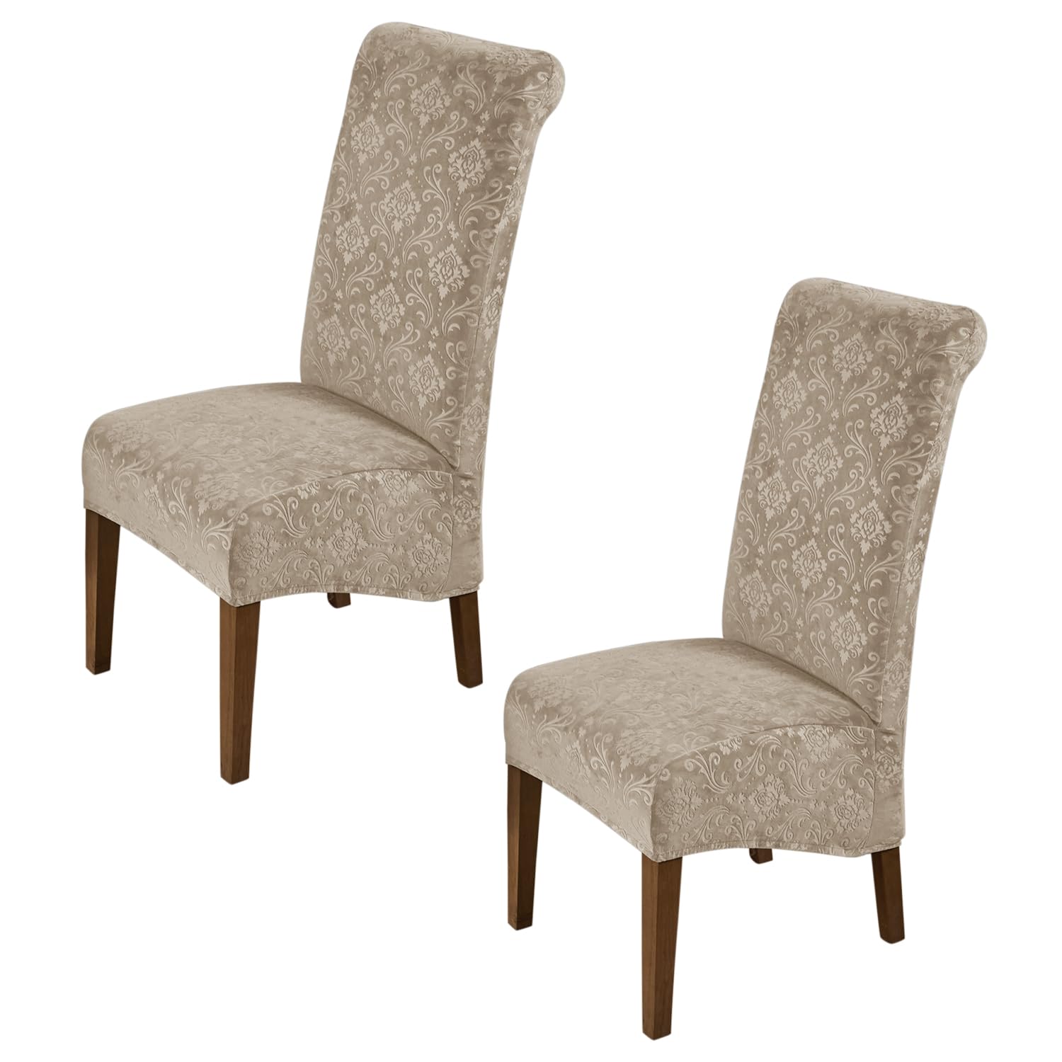 Velvet Dining Chair Covers - Set of 6 -27