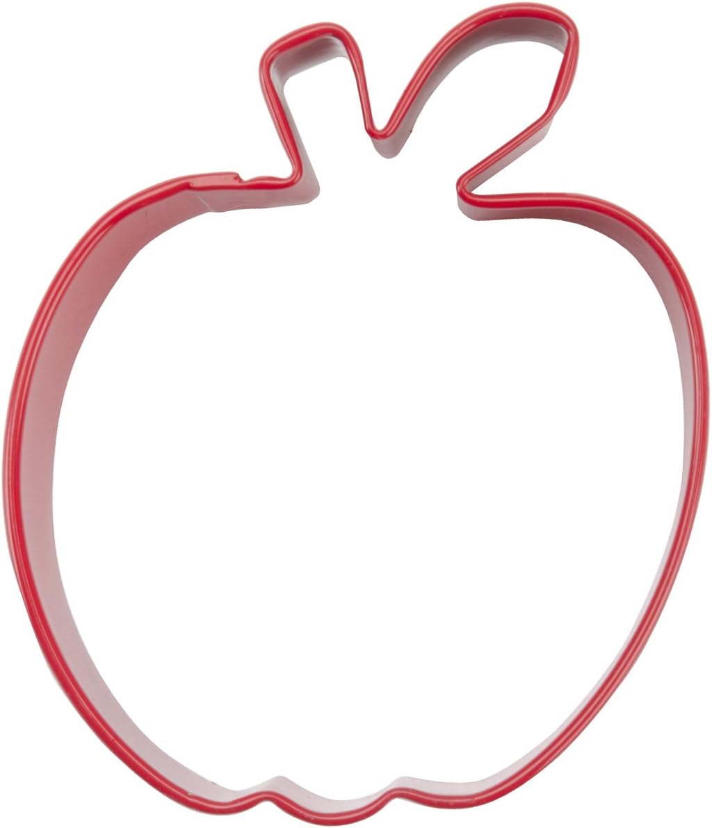 Metal Cookie Cutter, 3-Inch, Apple