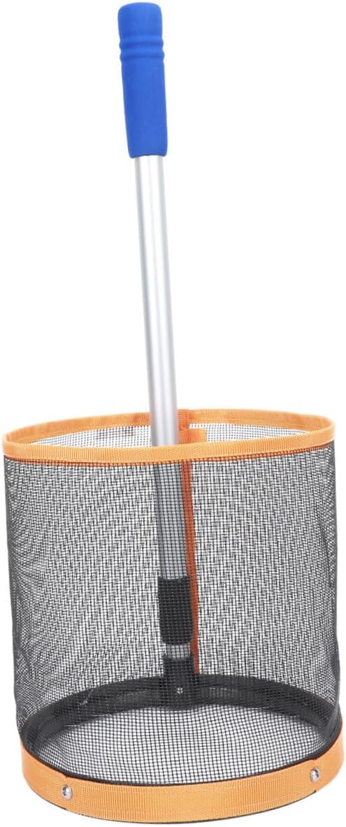 1pc Adjustable Telescopic Pingpong Ball Picker with Durable Nylon Net Large Capacity Collecting Tool for Effortless Table Tennis Ball Retrieval and Organization
