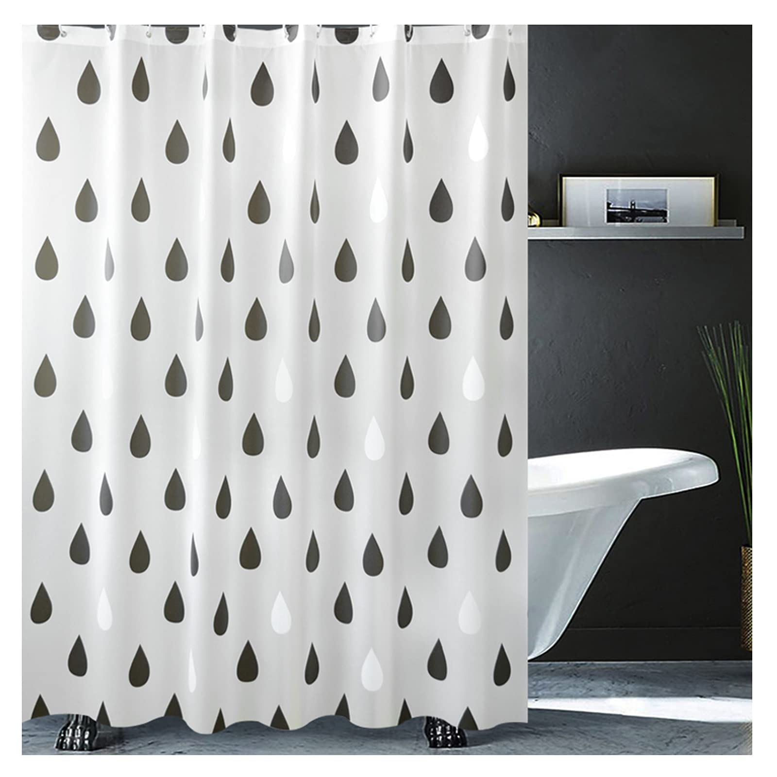 Rideau de douche rideaux de baignoire moderne style européen grand format