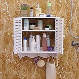 ✿Memoria de gran capacidad: diseño de persianas, puertas dobles para facilitar la apertura. 2 niveles de gran capacidad, puede contener una variedad de objetos