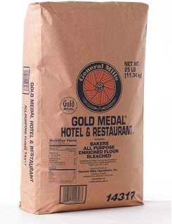 Gold Medal Hotel and Restaurant Flour, 25 Pound - 2 per case.