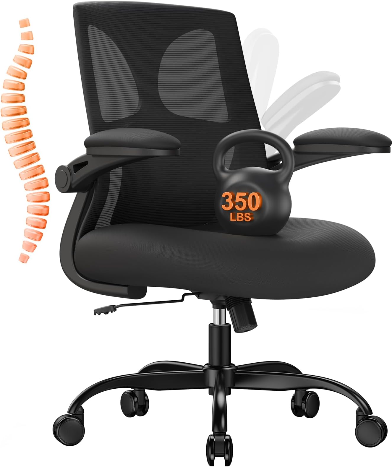Comfortable Chairs For Desk Ergonomic Office Chair Big And Tall