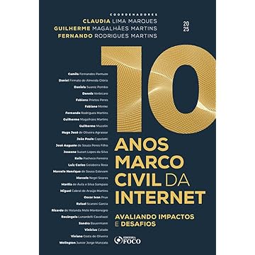 Capa do livro 10 Anos Marco Civil da Internet - Avaliando Impactos e Desafios - 1ª ED - 2025