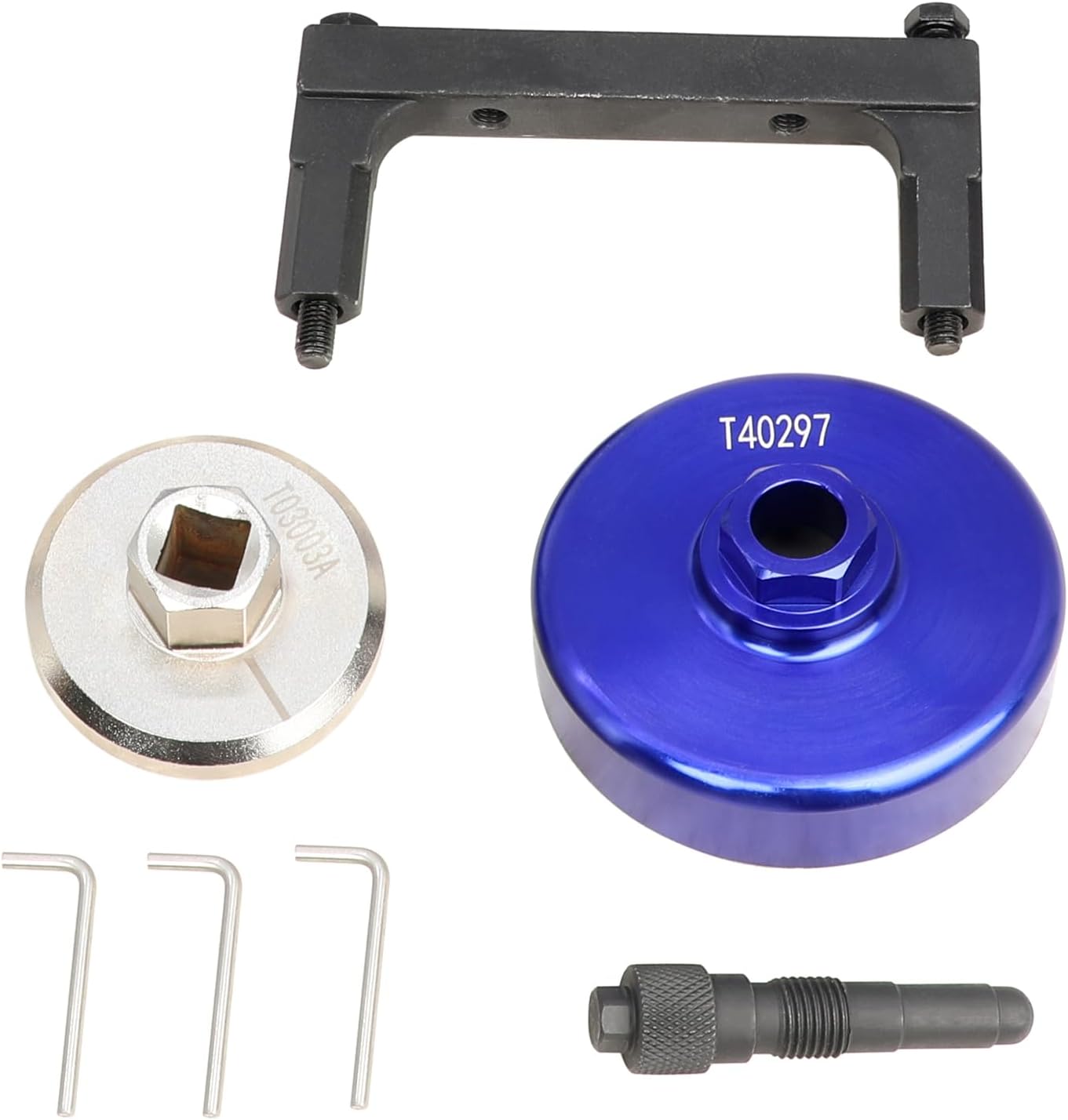 DPTOOL Camshaft Timing Tool Kit Compatible with Audi 2.5L TFSI Petrol Engine for R53 RS Q3 TT Replace T40297 T03003A T40264/2A T40069 T03006