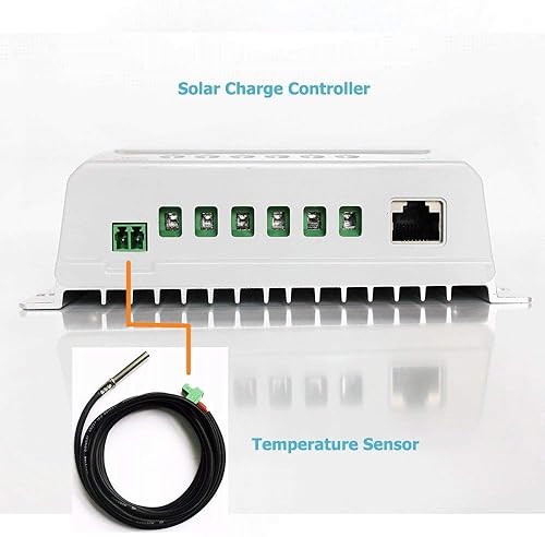 Miniatura 2 de Epever Cable de sensor de temperatura apto para controlador de carga solar MPPT con conector 3.812P (RTS300R47K3.81A)