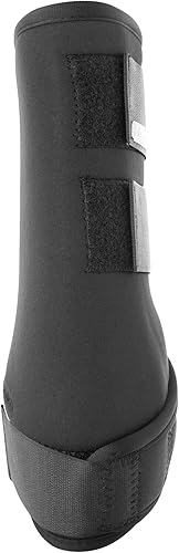 Vista 8 de HORZE Botas de férula de cepillado para caballos (par) - Neopreno duradero, cierre seguro, ligero - Negro - S