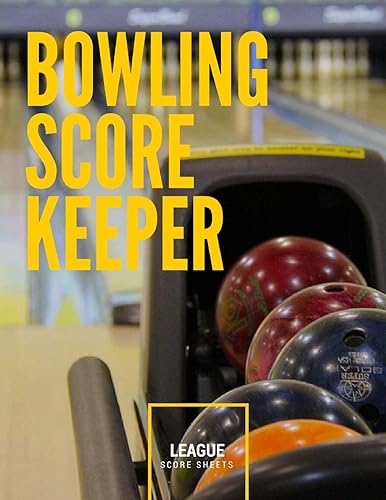 Bowling Score Keeper: 100 pages League Bowling Game Record Book, Score Sheet Tracker