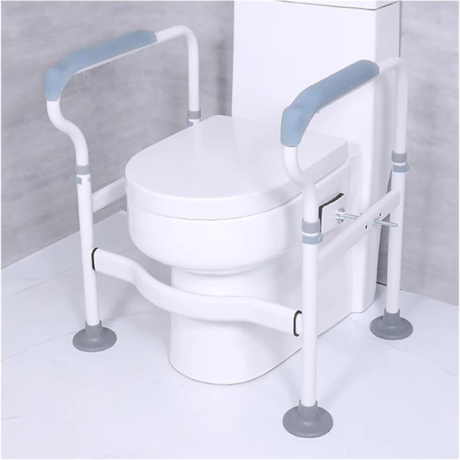 BESNUT Toilet Safety Rails Frame for Elderly with Handles