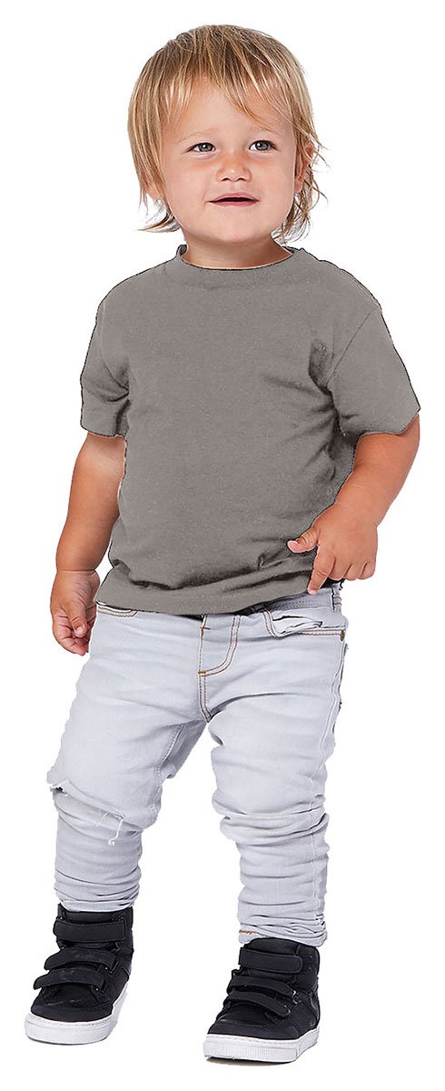 Bella + Canvas Toddler Jersey Short-Sleeve T-Shirt 2T ASPHALT