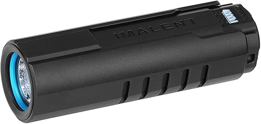 IMALENT LD70 EDC Flashlight Led Rechargeable Torch, Powerful Flashlight 4000 Lumens with CREE XHP70.2 LED, Super Bright Handlight for Camping and Hiking (Deep Black)