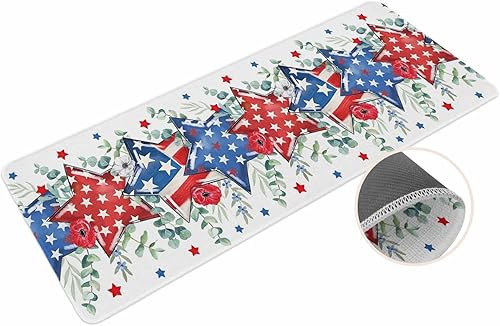 Vista 245 de Tapete de Feliz Navidad, tapete antideslizante para puerta delantera, baño, cocina, dormitorio, patio, entrada, 16 x 24 pulgadas, rojo, negro y verde