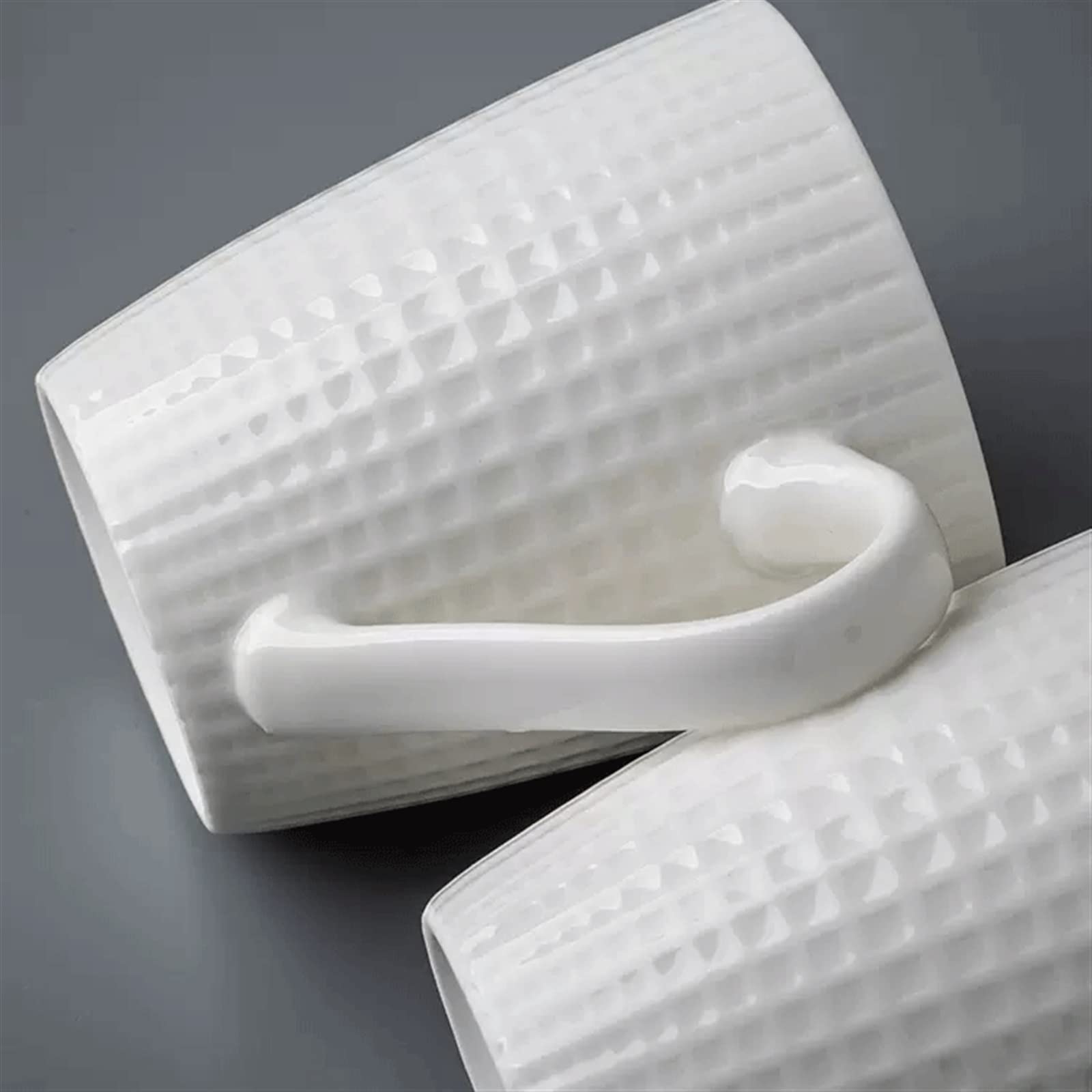 Tazas de café de cerámica con cuatro tazas de café para el hogar, tazas de agua para oficina, té simple por la tarde, tazas de café