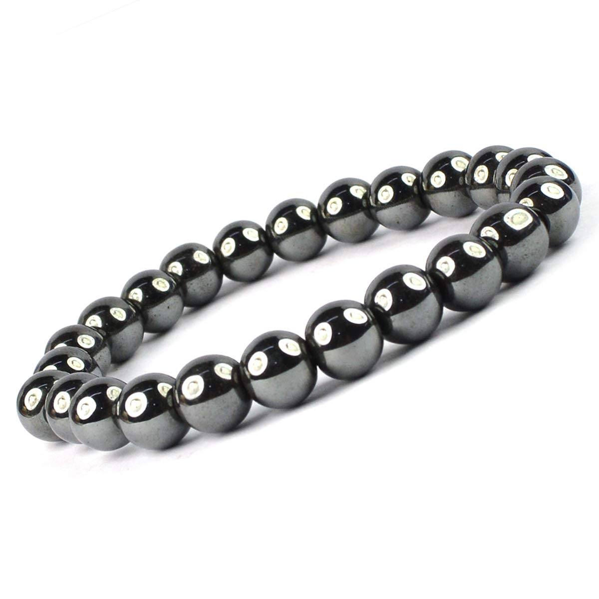 Reiki Crystal Products Natural Hematite 8 mm Crystal Stone Bracelet for Unisex (B07M754QHS) Amazon Price History, Amazon Price Tracker