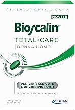 Bioscalin TOTAL•CARE Food Supplement with Natural Actives, for Stronger Hair, Skin and Nails, for Women and Men, Gluten Free, 30 Tablets