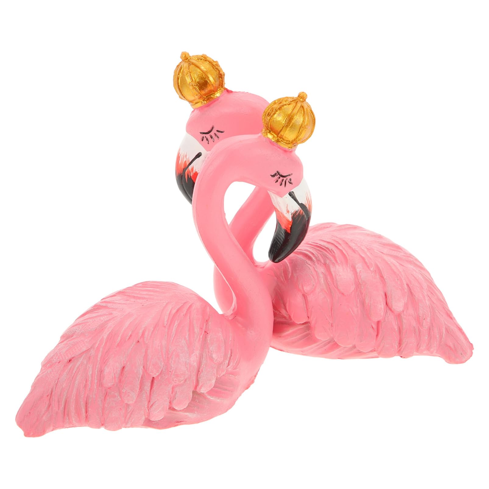 Toddmomy 2 Set Ornamenti Per Flamingo Di Coppia Flamingos in Miniatura Ornamento Di Fenicottero Per Interni Ornamento Da Giardino Fenicottero Arredamento Rosa Resina Ambientale 2 Pezzi * 2