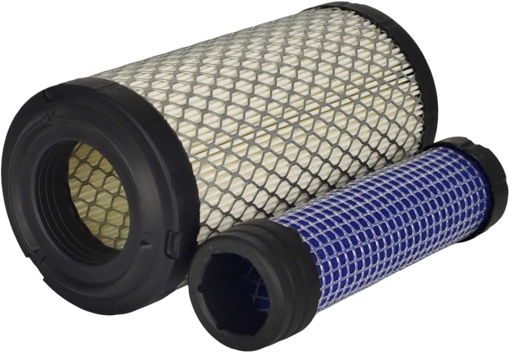 Maintenance Filter Kit LVA21197 Compatible with John Deere 4100 4110 Compact Utility Tractor Pak Fuel Engine Transmission Oil Air Cleaner Filter Element CH15553 LVU800097 M113621 M123378 M806418