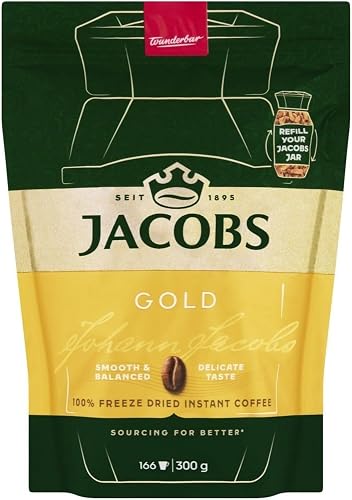 Jacobs Gold Freeze Dried Instant Coffee Bulk Pack 300g