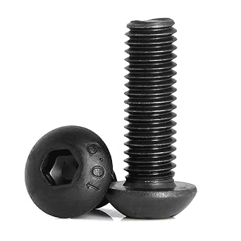 50 Pcs M5-0.8 x 30mm Button Head Socket Cap Screws, 10.9 Grade Alloy Steel, Allen Socket Drive, Black Oxide Finish, Full Thread 10.9 Grade,M5-0.8 x 30mm,50 Pcs