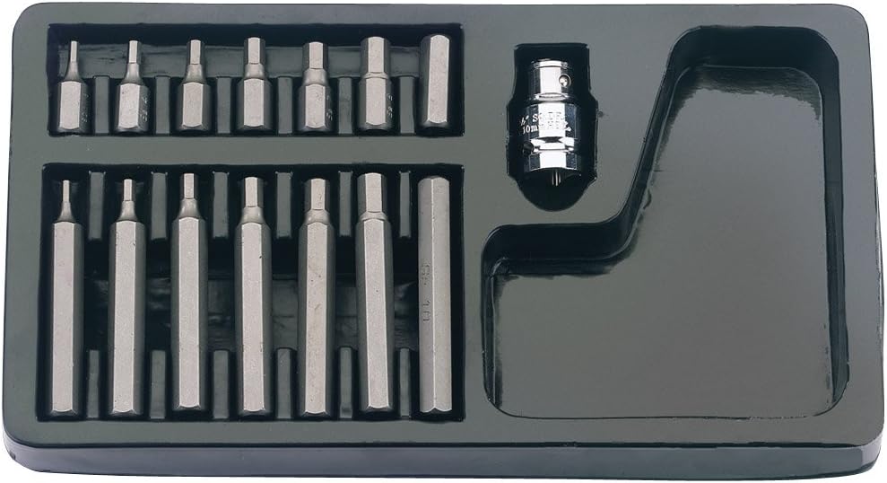 Draper Expert 15 Piece Hex Bit Set in Insert Tray - 78991
