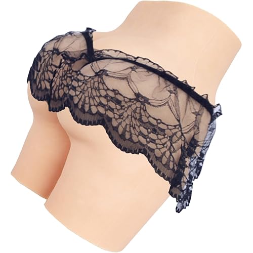 Liifun Realistic Padded Silicone Panties Fake Butt Shaper Crossdressing Hip Enhancer Underwear for Cosplay Transgender
