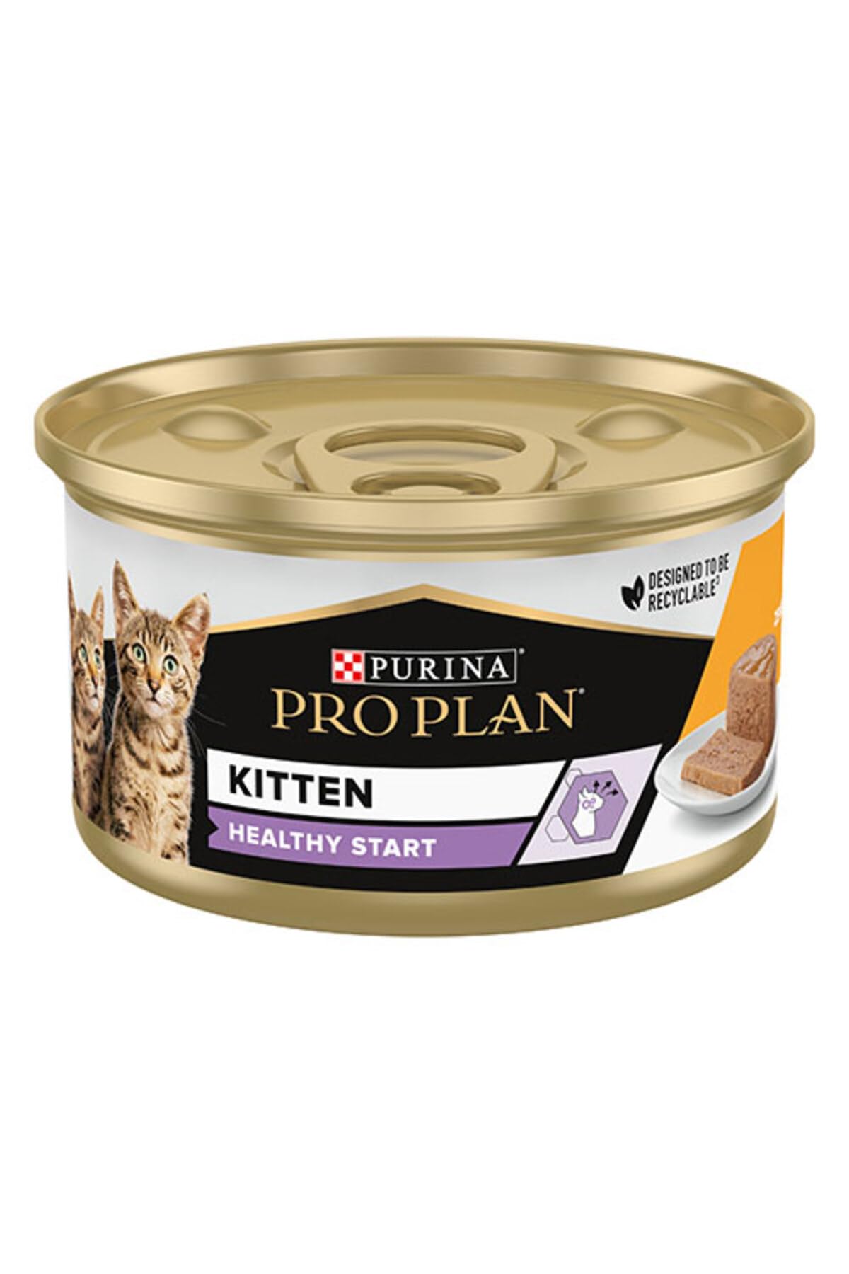 PURINA PRO PLAN Junior Katze, Mousse mit Huhn, 24 Dosen à 85 g