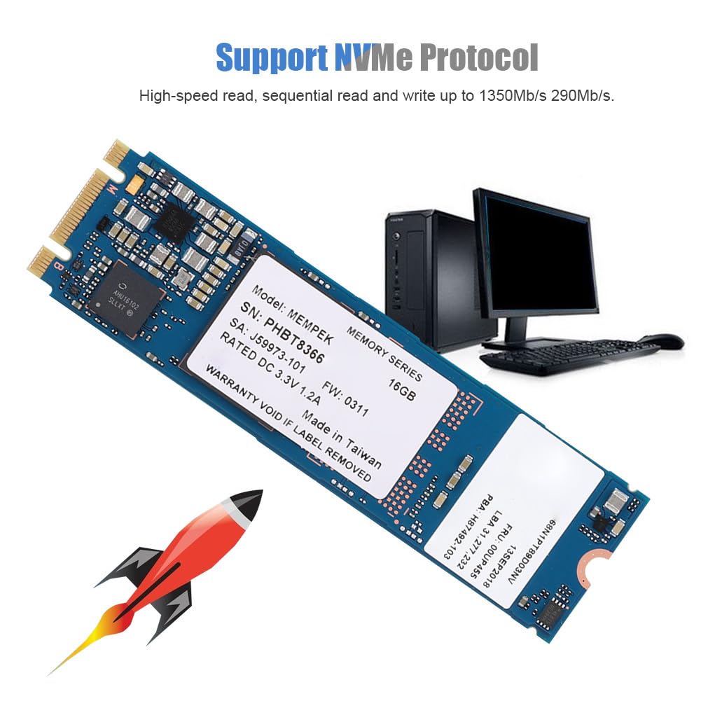 SENECESLI Module de Mémoire Optane 16 Go Stockage Haute Vitesse