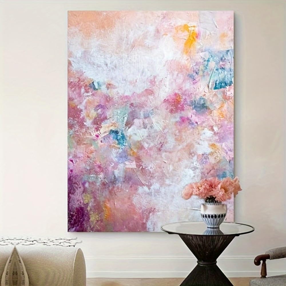 awitufhgp Abstract Canvas Wall Art, Stylish Space Theme Canvas Mural, Textured Artwork for Living Room, Bedroom, Bathroom, Hallway(70x90cm/28x35in(WxH)/No frame)