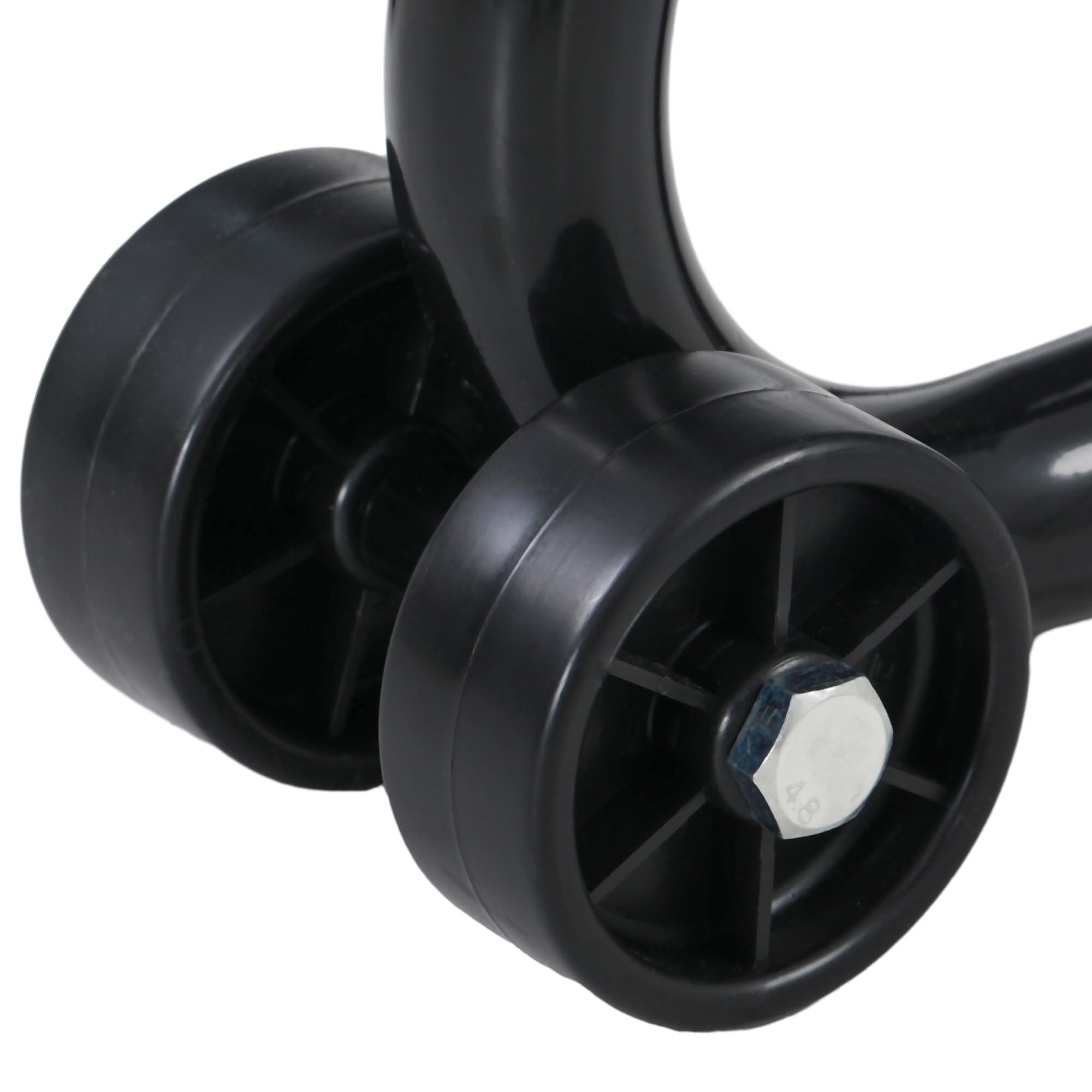 HOMCOM Support béquille de moto arrière support de roue lève moto arrière sur roulettes avec bobine de bras oscillant U + L, noir