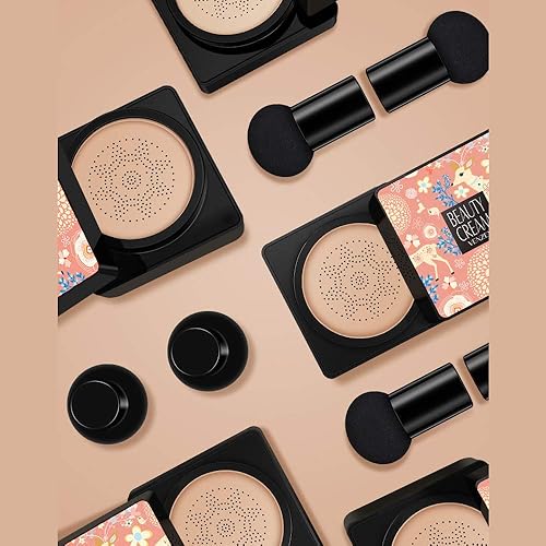 Miniatura 8 de VENZEN Crema de belleza cubierta transparente maquillaje natural nutre hidrata protección profesional cuidado de la piel 2 colores 0.71 oz (#01