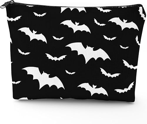 Franala Bolsa de maquillaje de leopardo, de gran capacidad, portátil, para artículos de tocador, bolsa de cosméticos para mujeres, bolsa de viaje