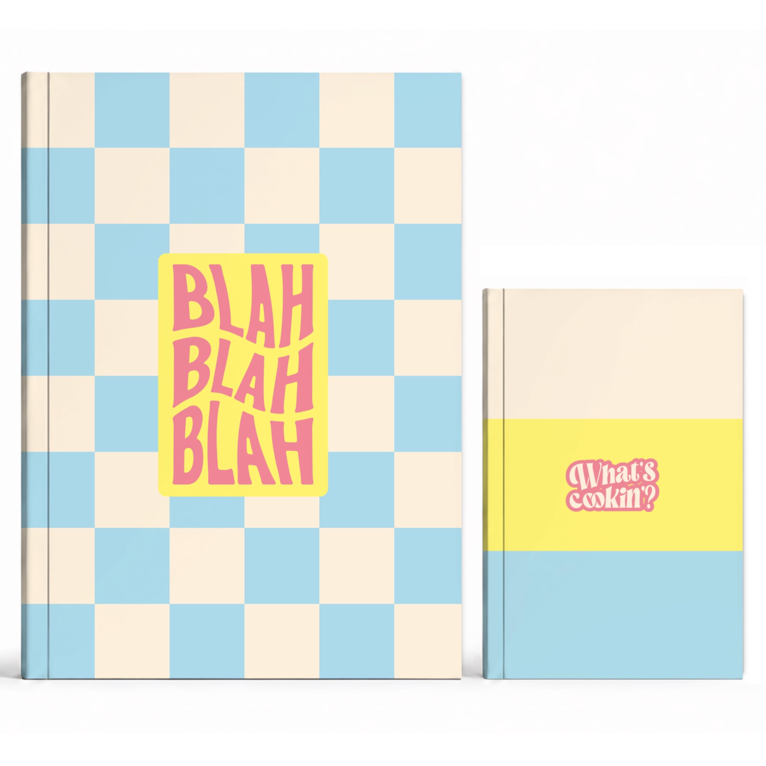 A5 Notebook with Pocket Diary Set | 160 Page Notebook + 68 Page Pocket Diary | 80 GSM Paper | Soft Cover Journal Gift Set for Notes, Journaling & Planning (Blah Blah)-image-33