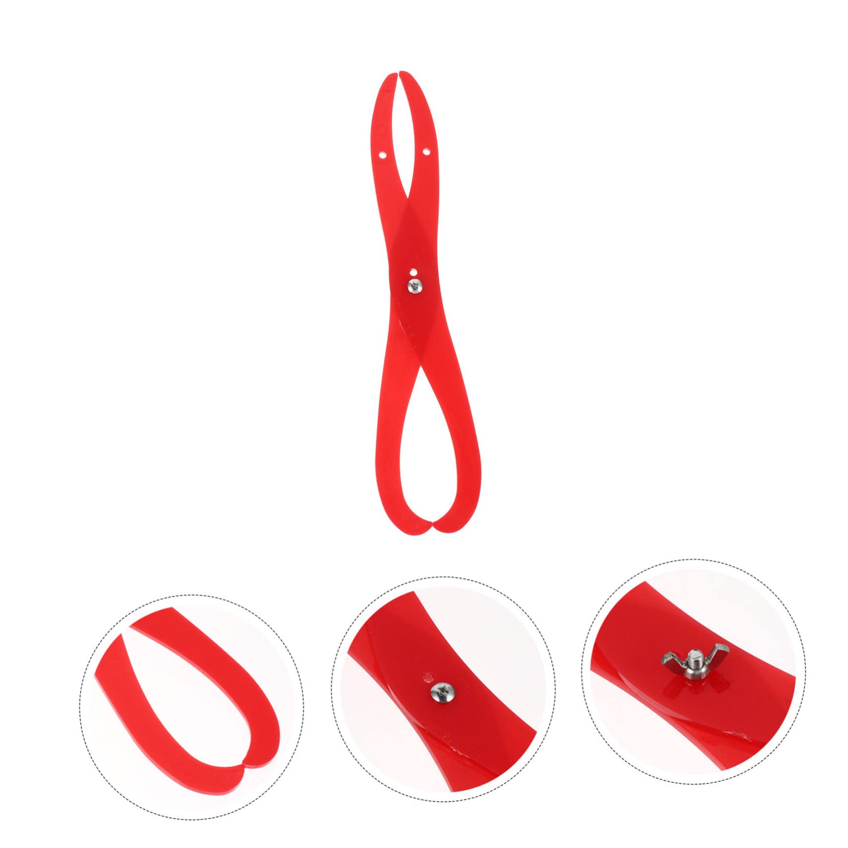 STOBOK 3pezzi Plastica per Misurare Argilla Strumento per Scultura Argilla Utile per Artisti e Amatori Facile da Pulire e Trasportare