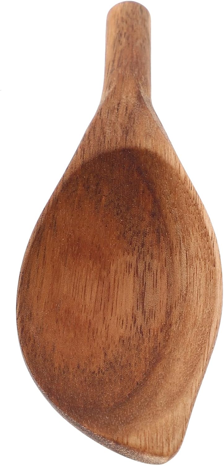 Wooden Coffee Scoop Irregular Shape Coffee Bean Spoon Natural Wood Grain Kitchen Measuring Scoop and Tea Brewing