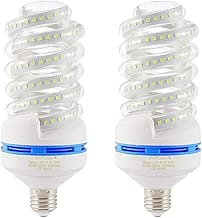 Spiral LED Light Bulb, 250 Watt Equivalent LED Bulb, 30W Led Corn Light Bulb, Daylight 6000K, 3050LM E26 / E27 Base, Not-Dimmable,for Photo Light,Warehouse,Garage Lighting, Barn, Patio, etc. 2 Pack - coolthings.us