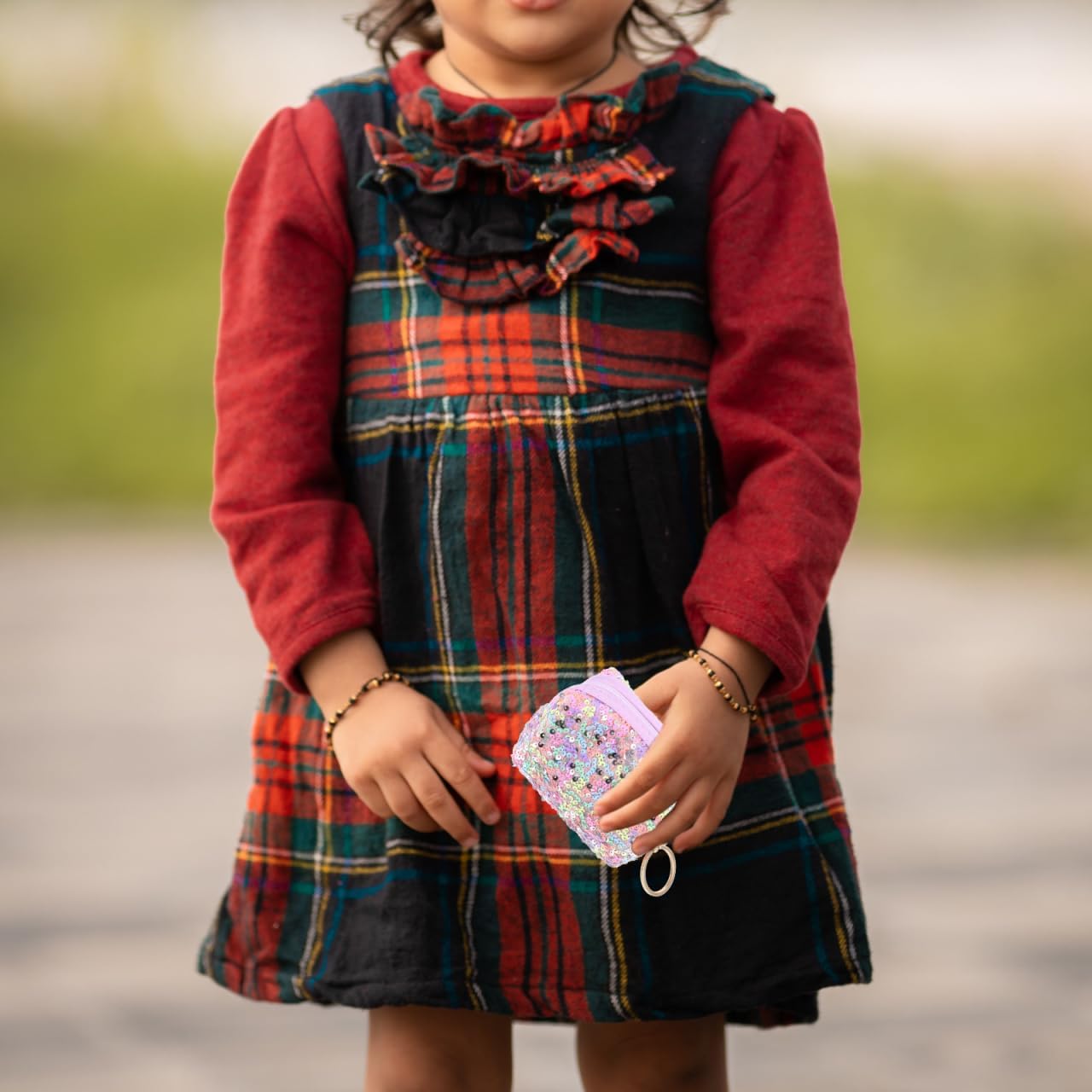 Mini Coin Purse Keychain Small Sequin Wallet for Ladies Girls Kids Portable Zippered Change Pouch Cute Sparkle Coin Case - Image 8