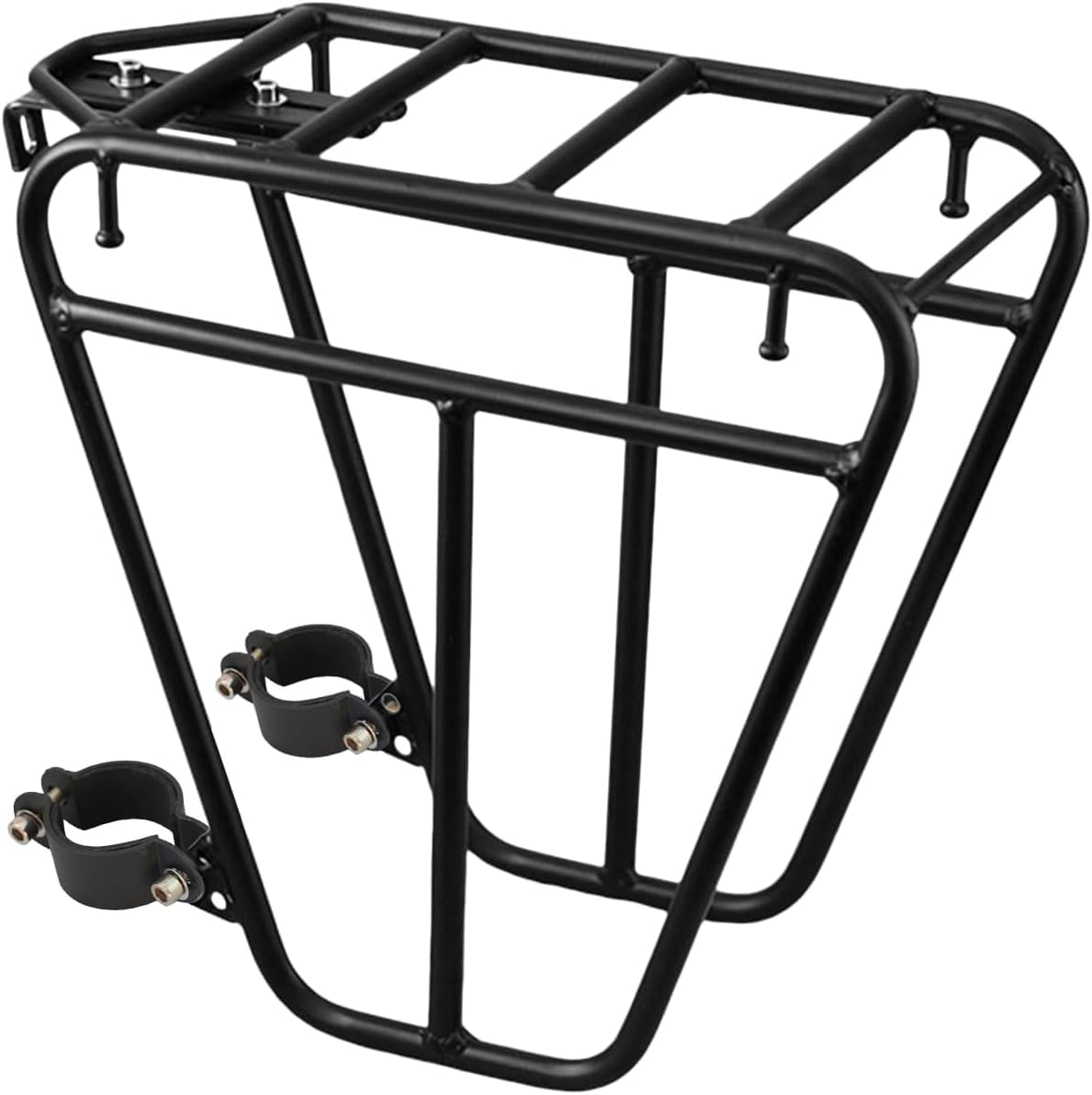 Porte-bagages avant pour vélo - En acier - Capacité de charge de 25 kg