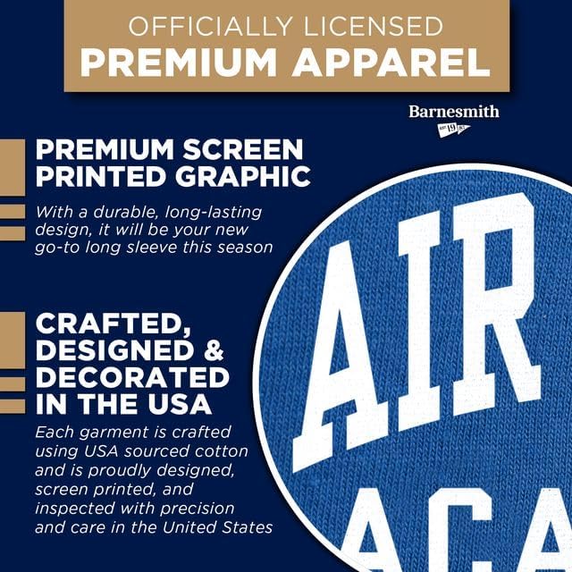 Barnesmith Cotton Long Sleeve T-Shirt with Classic Logo, Adult Unisex - Image 4