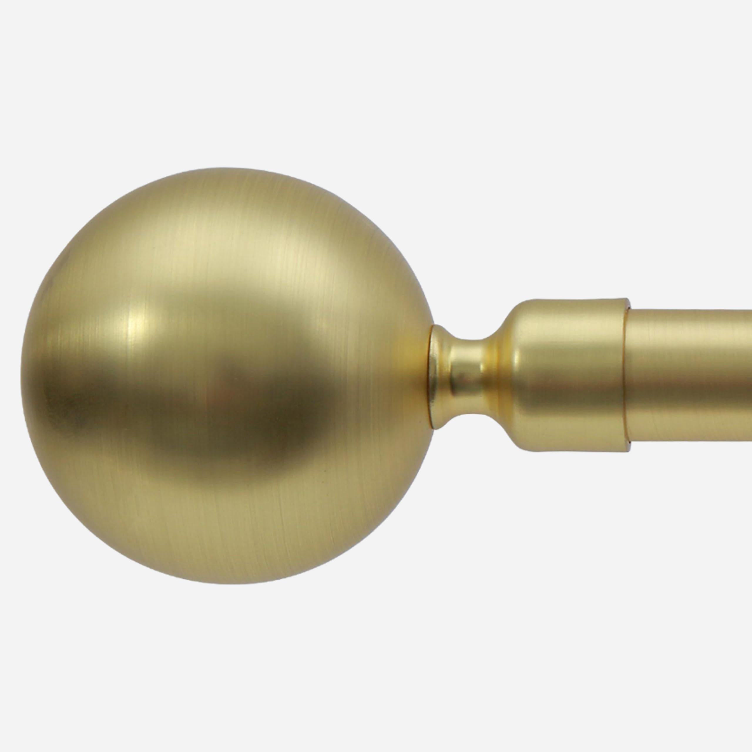 Pali per tende da 76-316 cm, con asta per tende allungabile, diametro 25 mm, con estremità a sfera
