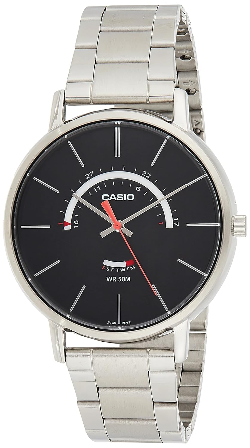 Casio Enticer Mens Analog Black Dial Mens Watch - MTP-B105D-1AVDF (A1877) (B095SXTJ16) Amazon Price History, Amazon Price Tracker