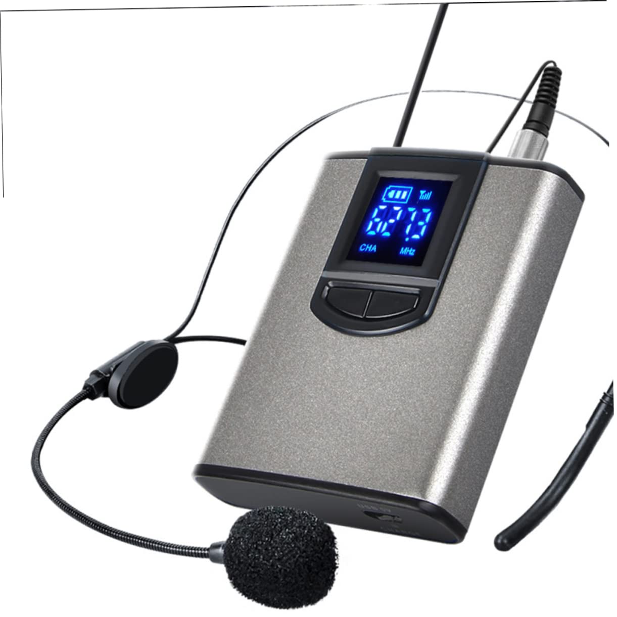 UPKOCH Microfono Wireless per Insegnanti e Presentatori Portatile Clip Ricezione a 100 M Compatibile Computer e Console Audio