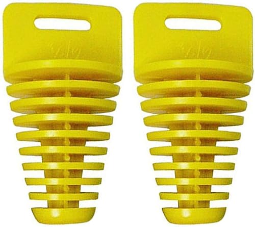 Miniatura 4 de 2 x silenciadores de tubo de escape de cola para motocicleta de 2 y 4 tiempos, 1.339-2.441in (negro)