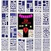 Bullet Journal Stencil Set, HE-TOP 20 Piezas Plantillas Pintura Reutilizables para Diario, Pintura, Scrapbooking, Diario, Artes, Album de Fotos Diy, Tener Números, Letras, Formas, Patrones