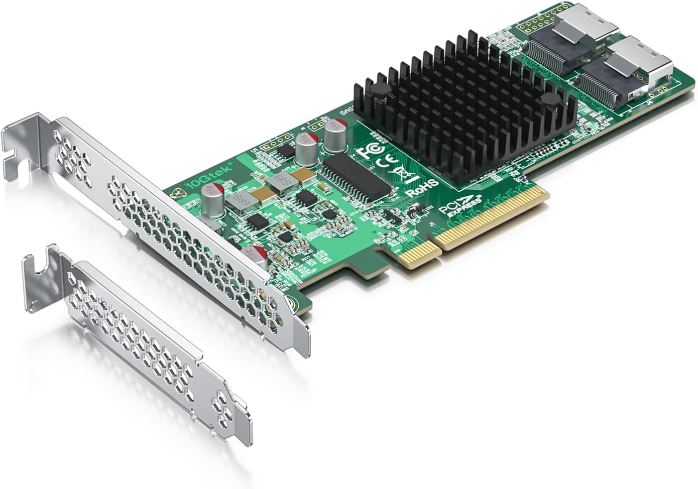 Internal PCI Express SAS/SATA HBA RAID Controller Card, SAS2008 Chip, X8, 6Gb/s, Same as SAS 9211-8I