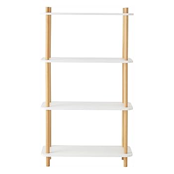 Amazon｜Francfranc フランフラン ウッドポール シェルフ 4段