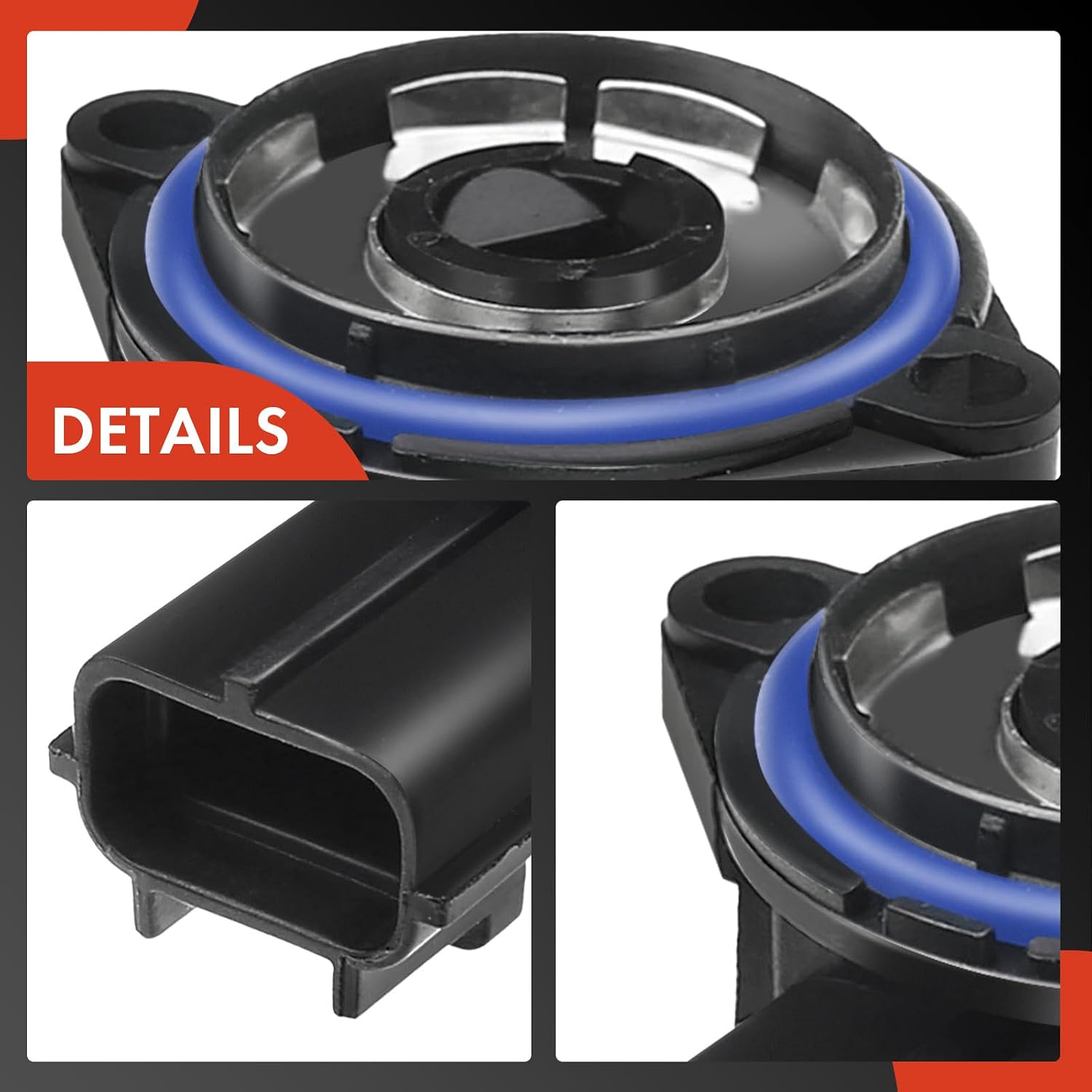 A-Premium TPS Throttle Position Sensor Compatible with Ford Escape 2001-2008, Focus 2000-2007, Ranger 2002-2011, EcoSport, Ka & Mercury Mariner 2005-2007, Replace# 988F9B989BB