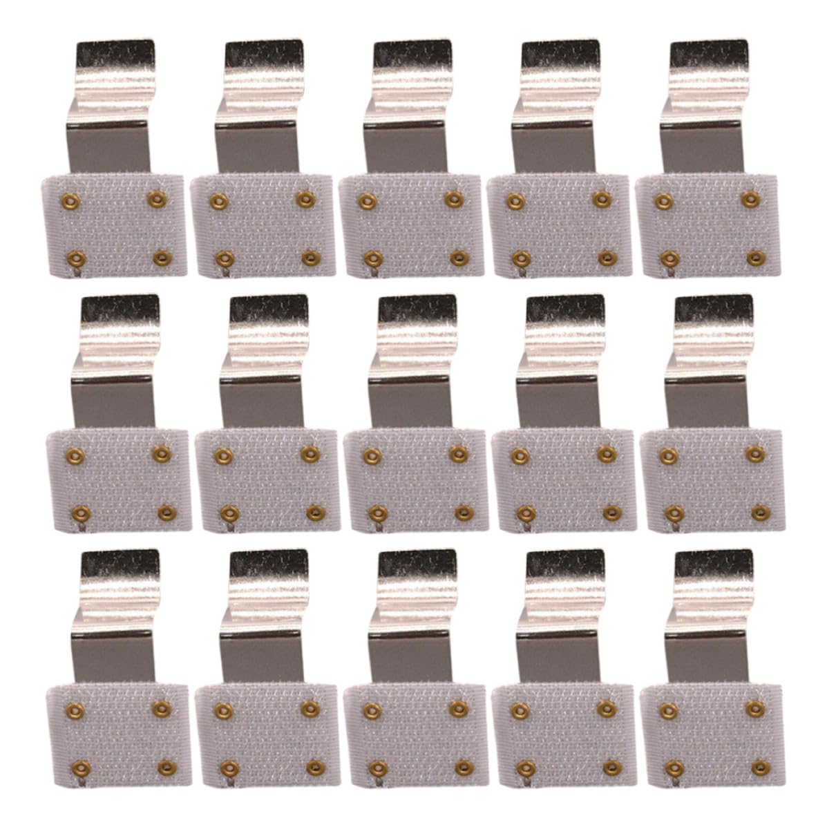 Clips metalicos antideslizantes Gatuida para fijar manteles rebeldes en mesas de jardin