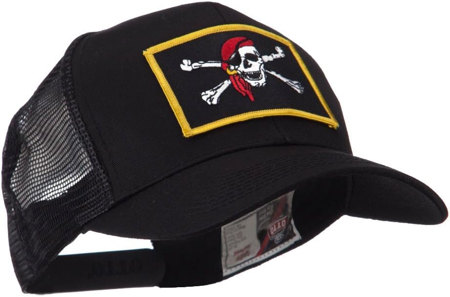 e4Hats.com Skull and Choppers Embroidered Military Patched Mesh Cap
