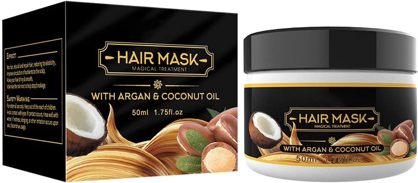 Shiny hair Instant Keratin Hair Repair Mask,Advanced Molecular Hair Roots Treatment Professtional Hair Conditioner,Nourishment & Beauty,Deep Conditioner Suitable for Dry & Damaged Hair (1pcs)